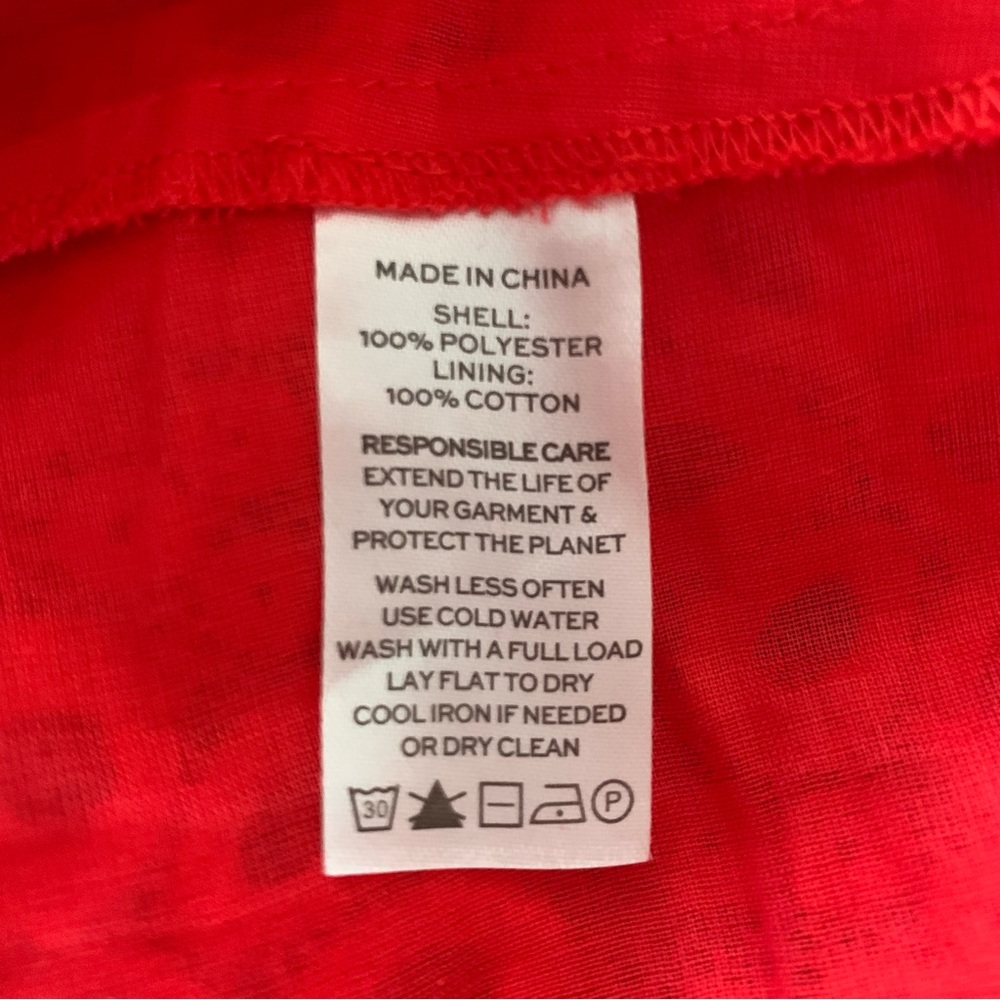 NWT Hill House The Anjuli Nap Dress Poppy Red Scallop Lace - Picture 10 of 11